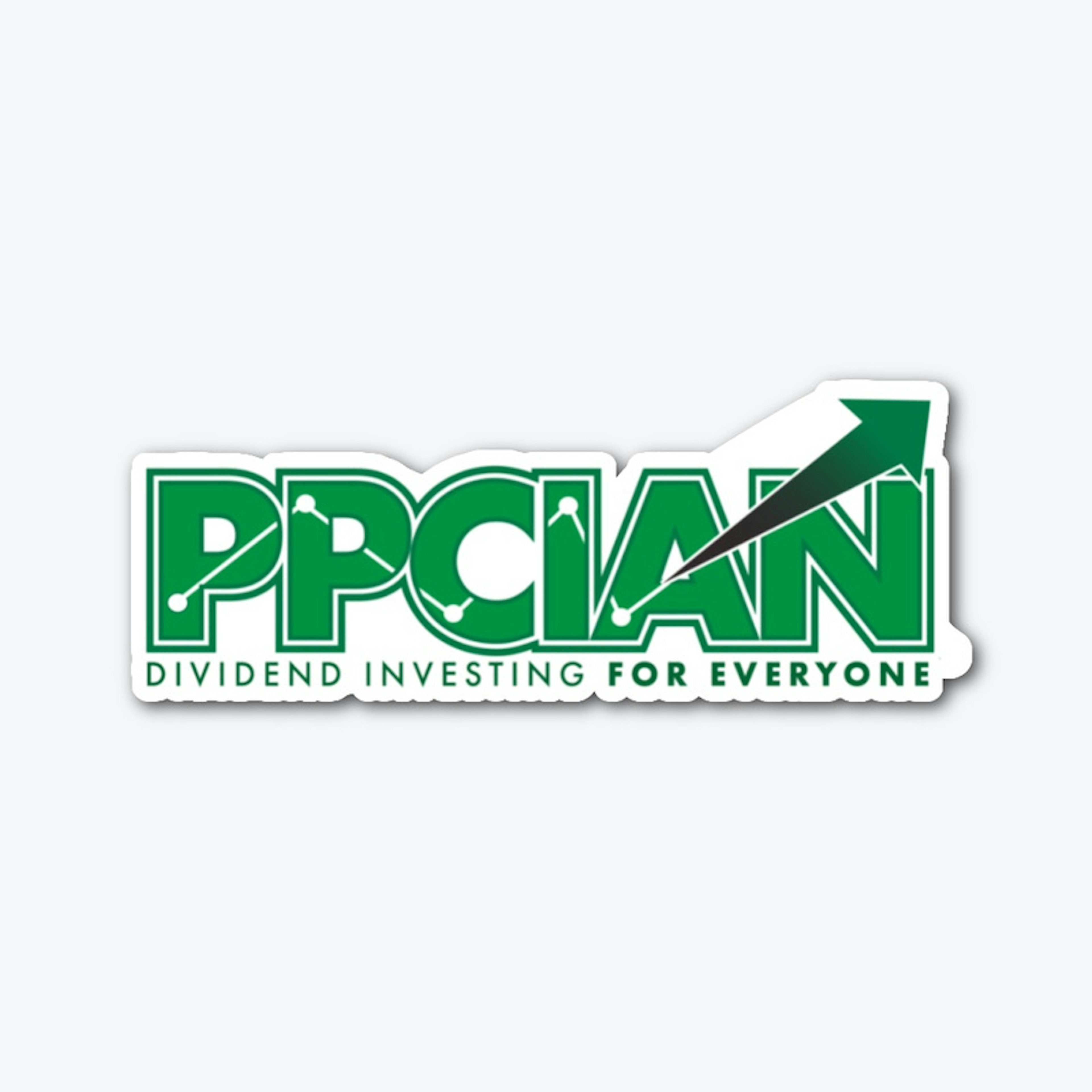 PPC Ian Investing Sticker (Green)